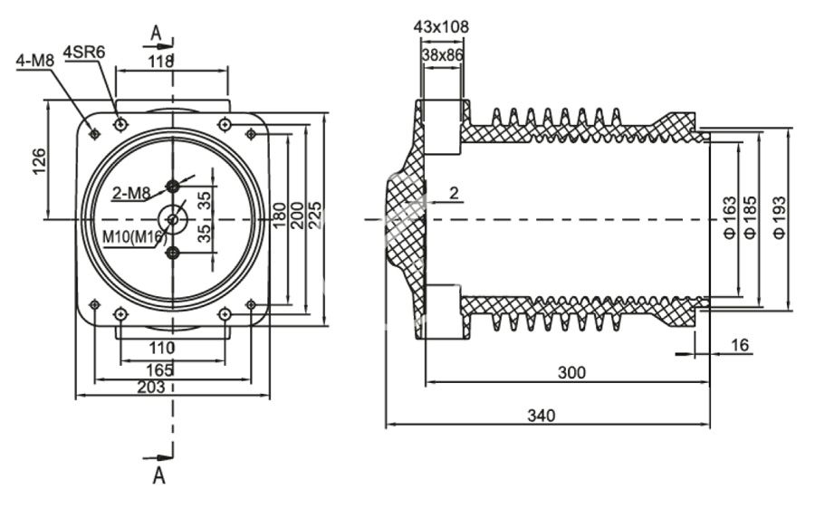 118_三通觸頭盒 CHZ2-20／225×203_2_第37頁(yè)_24kV配套件系列.jpg
